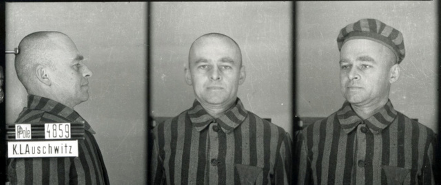 Witold Pilecki, a lengyel hős azonosító fotója az auschwitzi lágerben