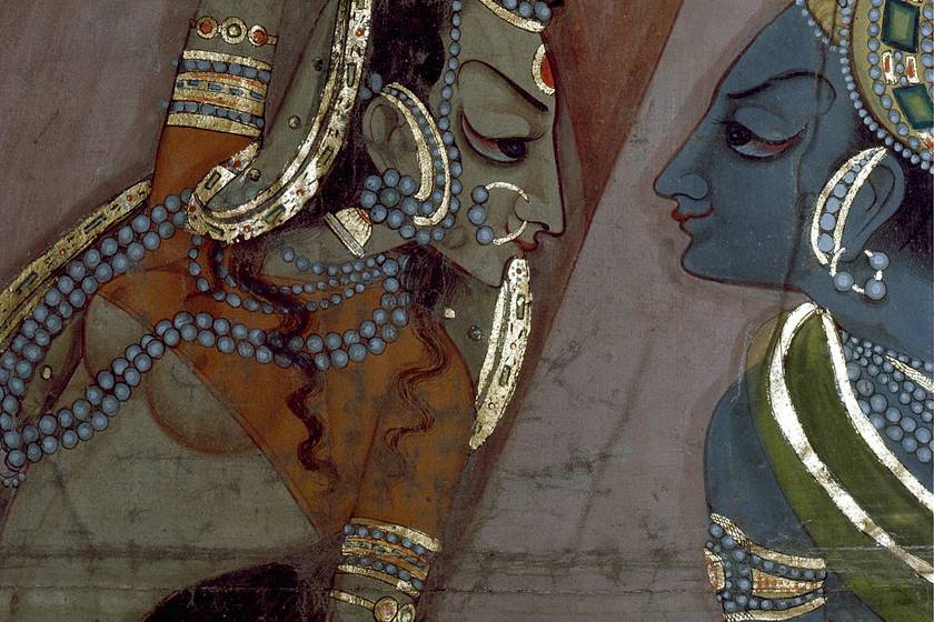 A legelső csókról való írásos említések Krisztus előtt 1500-ban a szanszkrit szentírásokban találhatók. Ezt követően a csók továbbra is megjelent az ókori indiai és hindu irodalomban. A Mahábhárata, egy szanszkrit eposz, amelyet a Kr. u. 4. században állított össze, amelyben a következő sor szerepel: „a számhoz tapasztotta a száját, és olyan zajt csapott, amely örömet keltett bennem”.
                         