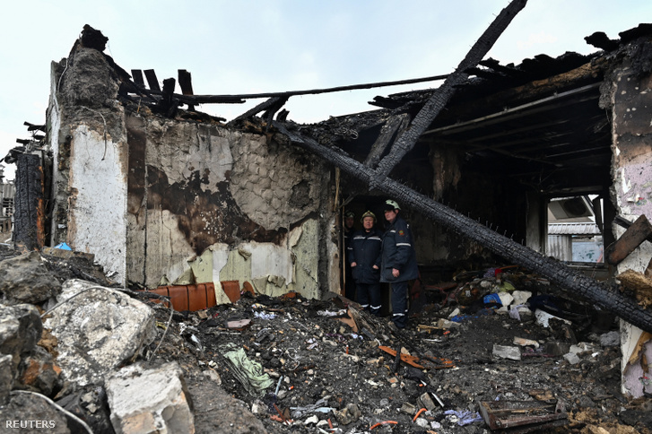 Zaporizzsja az orosz támadást követően, 2023. április 9-én