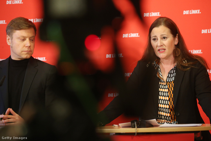 Martin Schirdewan és Janine Wissler, a Der Linke pártelnökei