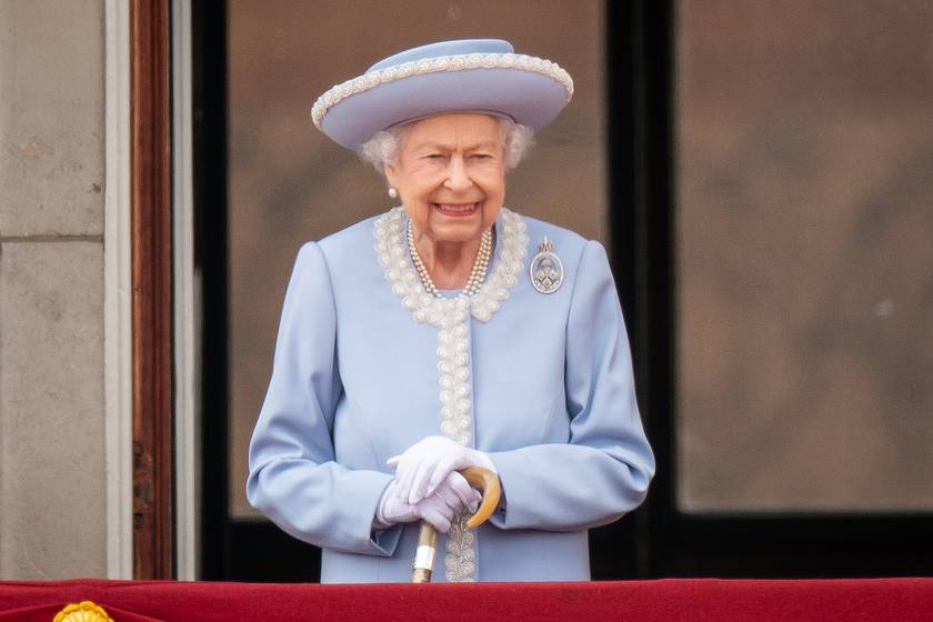 A néhai Erzsébet királynő 2022. június 2-án.