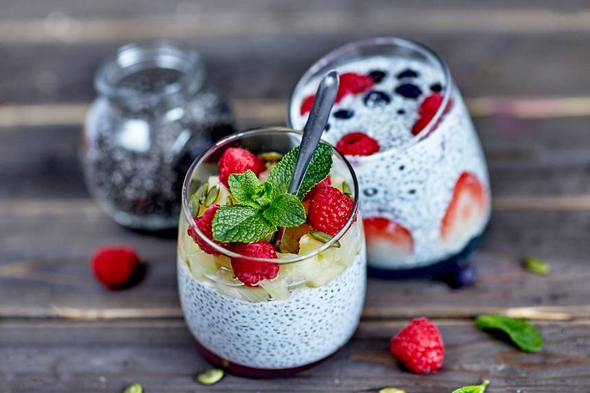 Chia-puding