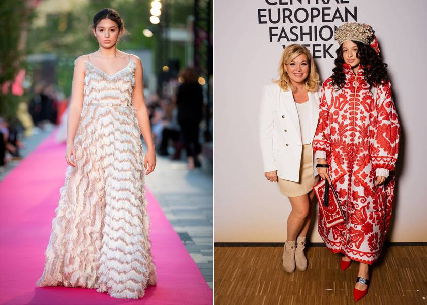 Gesztesi Panka 2022 tavaszán a Daalarna 20 éves évfordulóján a Rhapsody kollekció egyik darabjában, illetve Budapest Central European Fashion Week kifutóján egy ikonikus Sugarbird-kreációban.