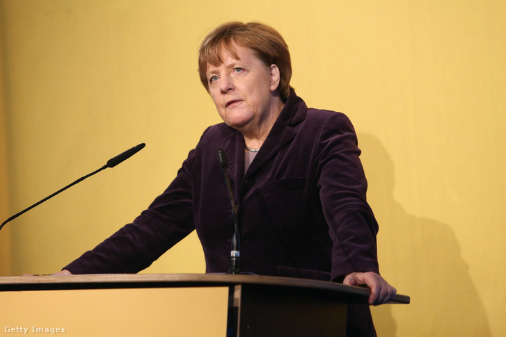 Angela Merkel 2016. február 3-án