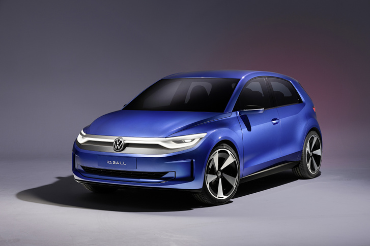 A márka elérhető árúra tervezett elektromos koncepcióautója, a Volkswagen ID.2all Fotó: VW