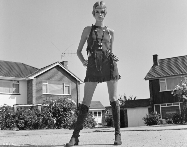 A manöken-színésznő Twiggy, azaz Lesley Hornby 1967-ben