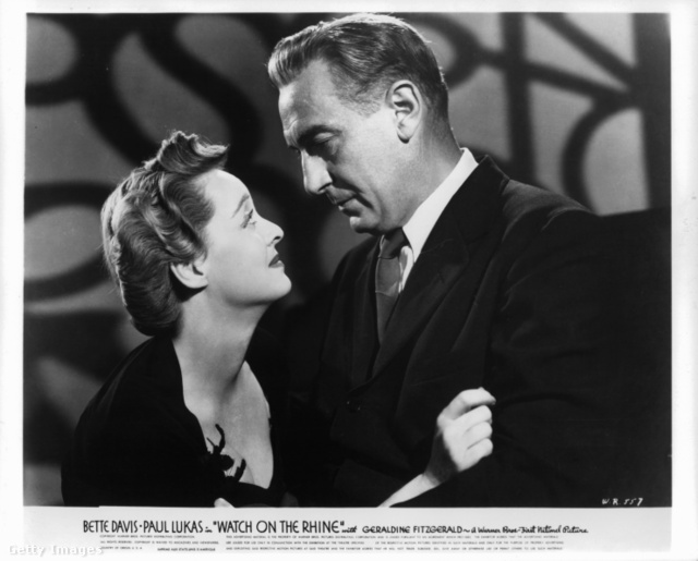 Bette Davisszel az Őrség a Rajnán (1943) című filmben