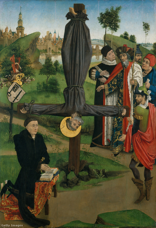 Szent Péter apostol halála (15. századi francia festmény)