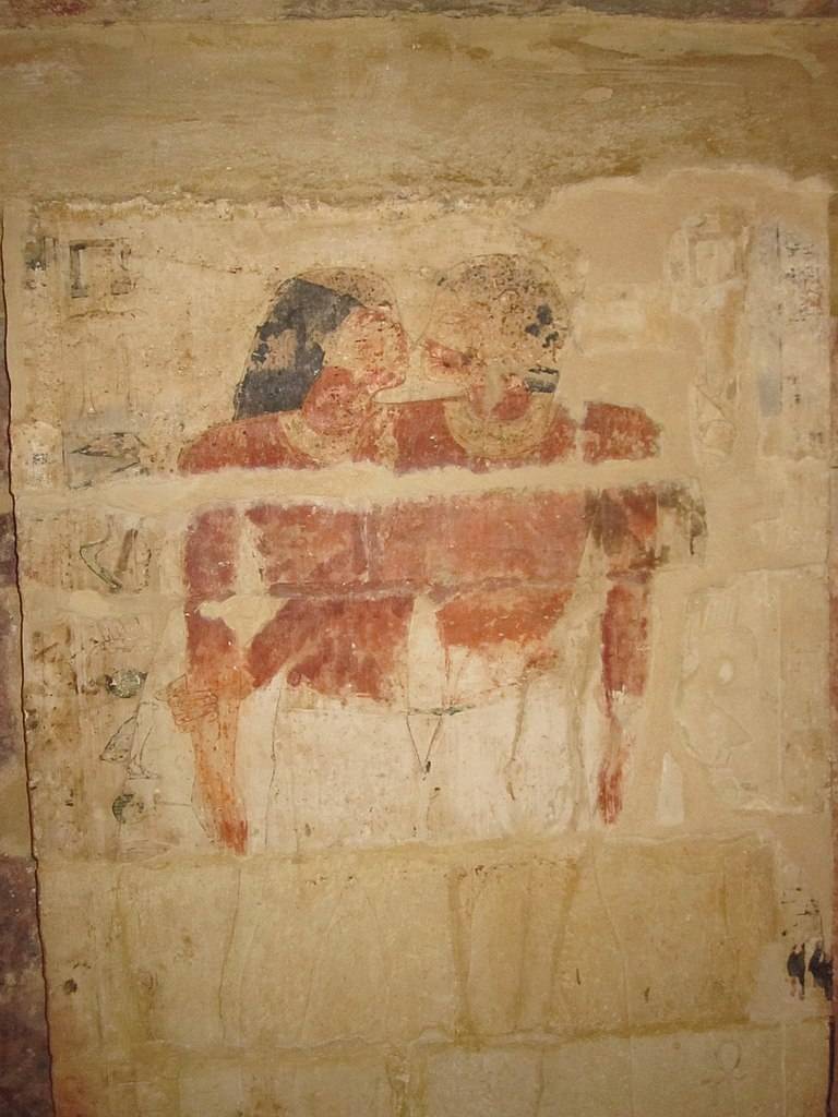Mastaba of Niankhkhnum and Khnumhotep embrace