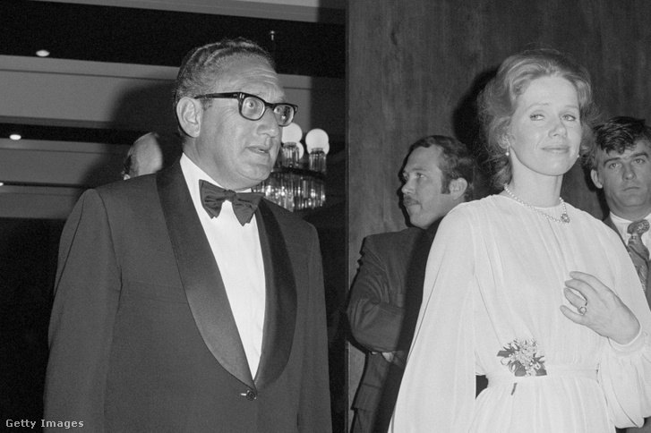Harry Kissinger és Liv Ullmann 1973. március 31-én
