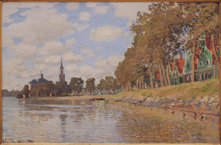 Claude Monet: Zaandam (Fotó: wikimedia)