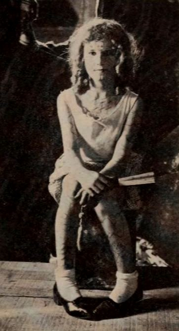 Lucille Ricksen (1910–1925) karrierje kezdetén, 1920 körül