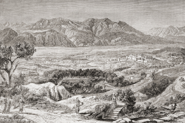 Az ókori Spárta a Taigetosz-hegy lábánál