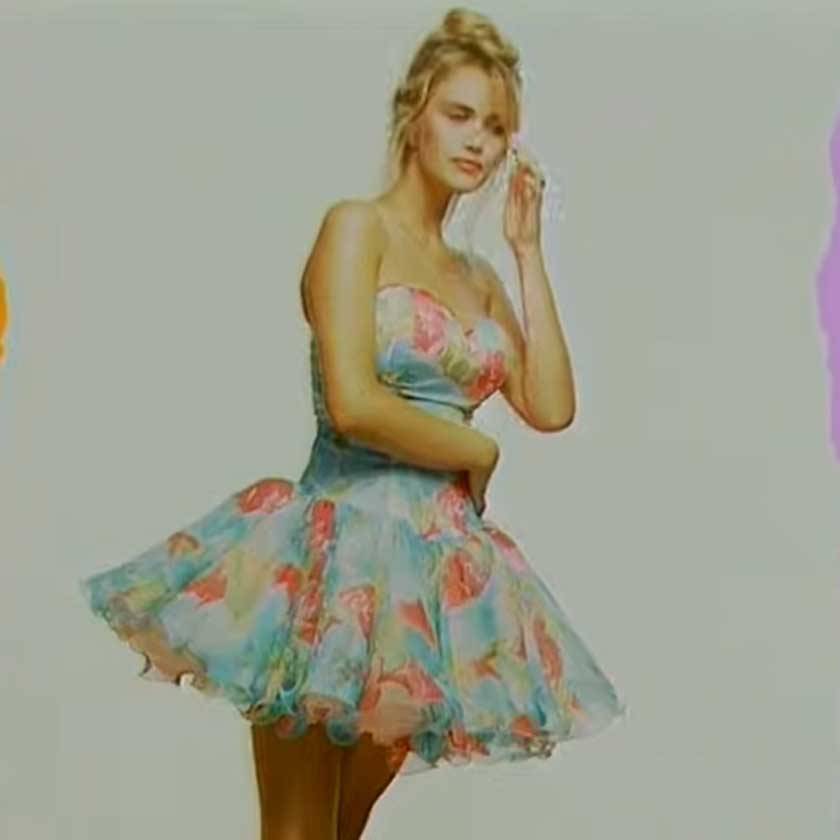 Rábaközi Andrea így nézett ki az Áj Láv Jú videóklipjében.