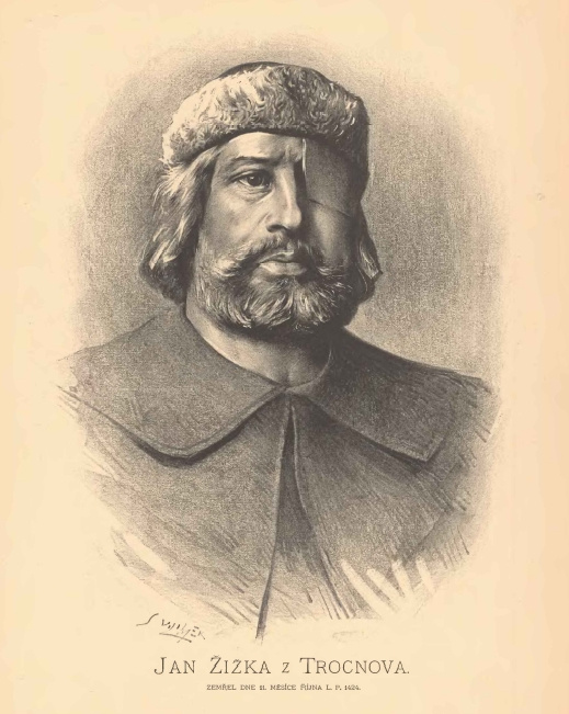 Jan Žižka (1360 körül – 1424), a csehek rettenthetetlen nemzeti hőse