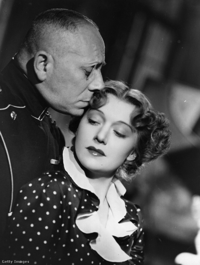 Edwige Feuillère és Erich von Stroheim a Marthe Richard (1937) című filmben