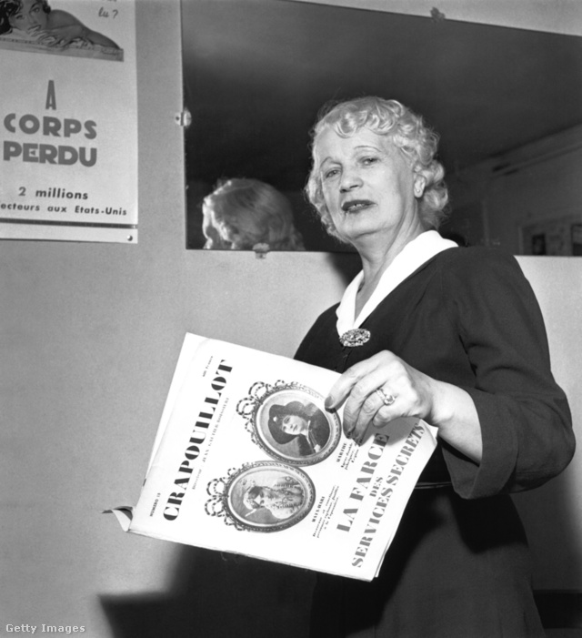 Marthe Richard, aki körül javában dagadtak a botrányok, az 1950-es évek elején