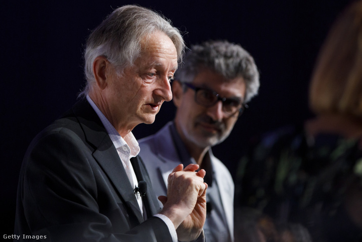 Geoffrey Hinton egy torontói gazdasági fórum előadójaként 2019 szeptemberében