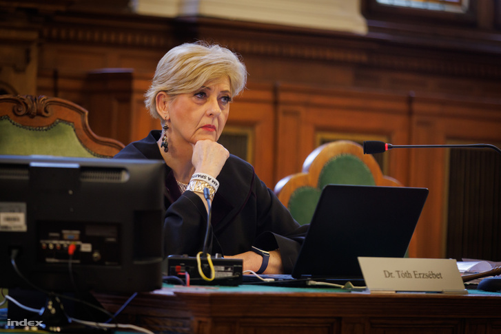Dr. Tóth Erzsébet, a Fővárosi Törvényszék tanácsvezető bírója 2023. február 23-án