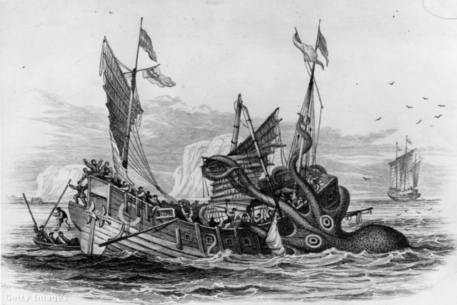 1650-es ábrázolás a Krakenről