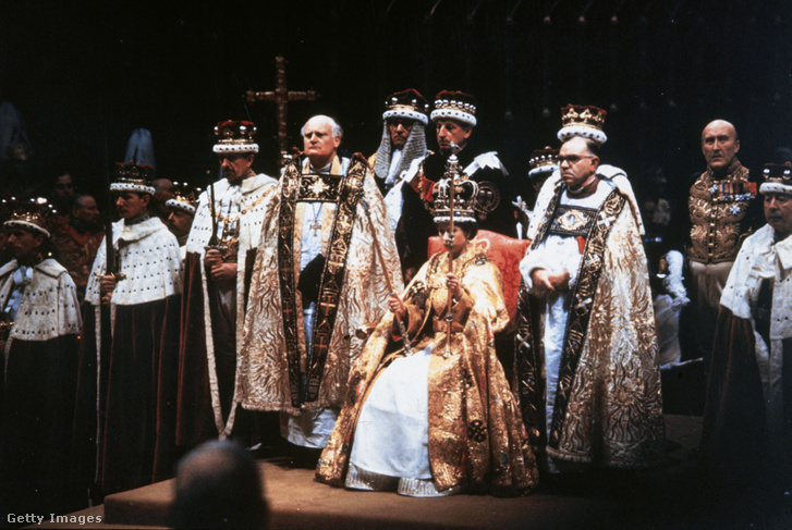 II. Erzsébet koronázása