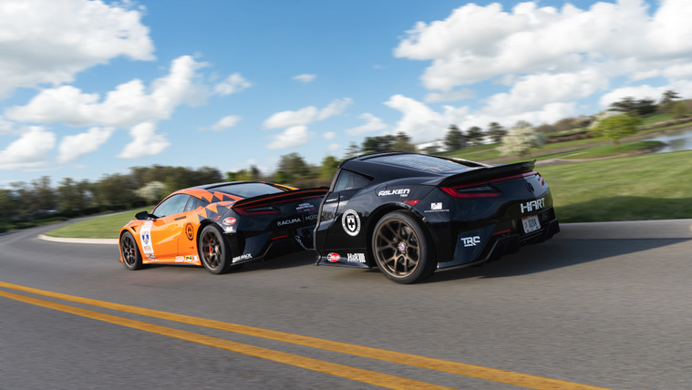 OLOA NSX Type S and Trailer - Dynamic