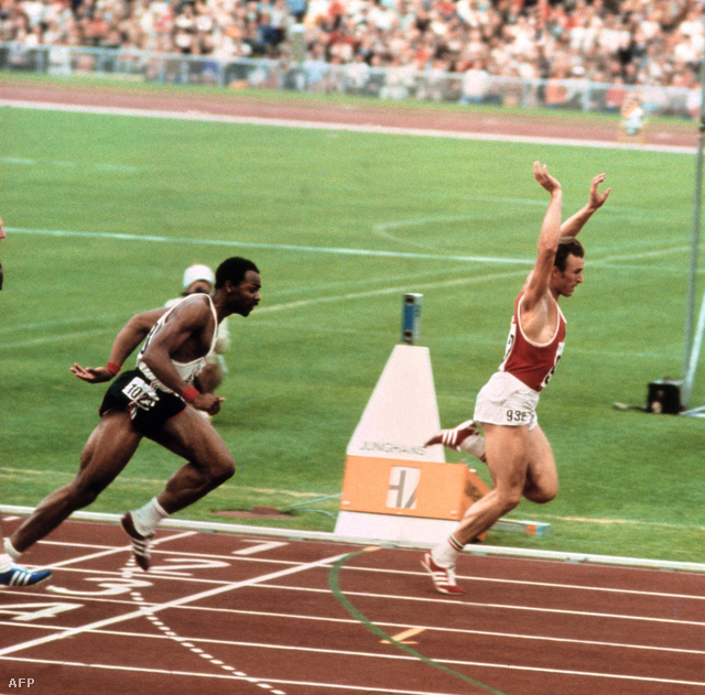 Valery Borzov az 1972-es, müncheni olimipán.