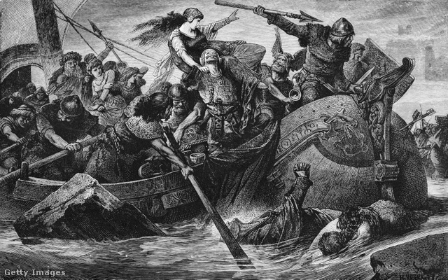 Vikingek támadják Anglia partjait a 10. században