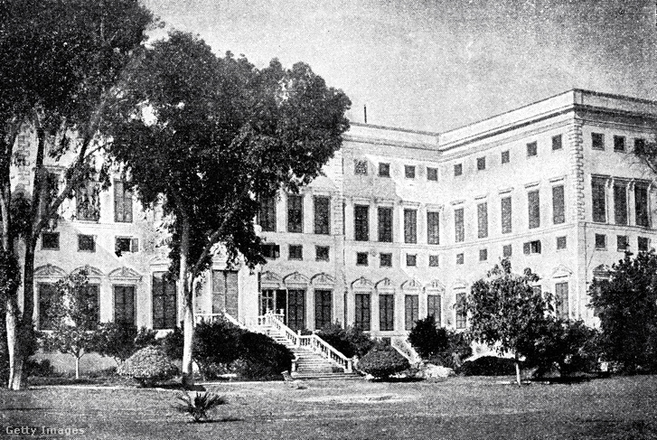 A kairói Koubbeh-palota a XIX. század végén