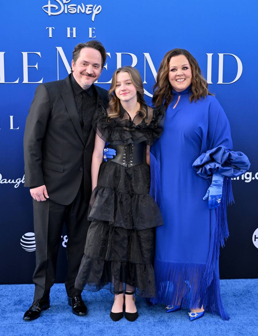 Melissa McCarthyt férje, Ben Falcone és 13 éves lánya, Georgette is elkísérte A kis hableány világpremierjére, amit Los Angelesben tartottak meg.