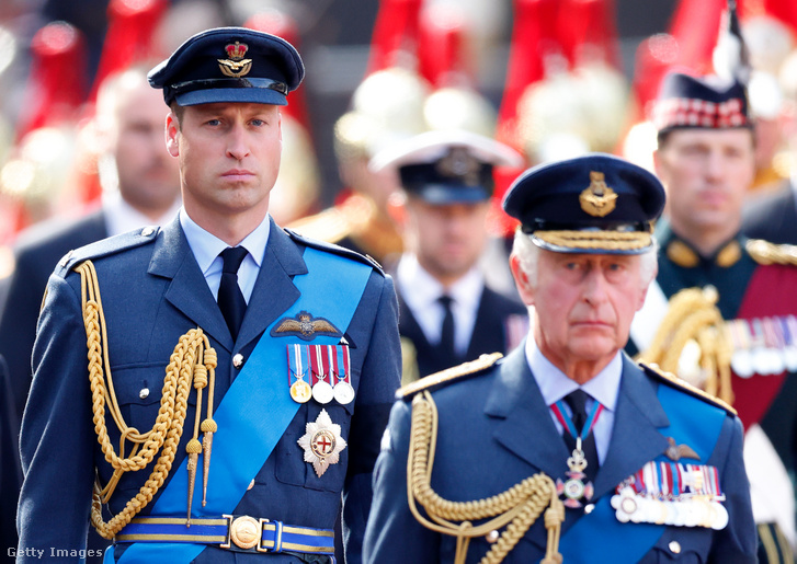Vilmos herceg és III. Károly 2022. szeptember 8-án