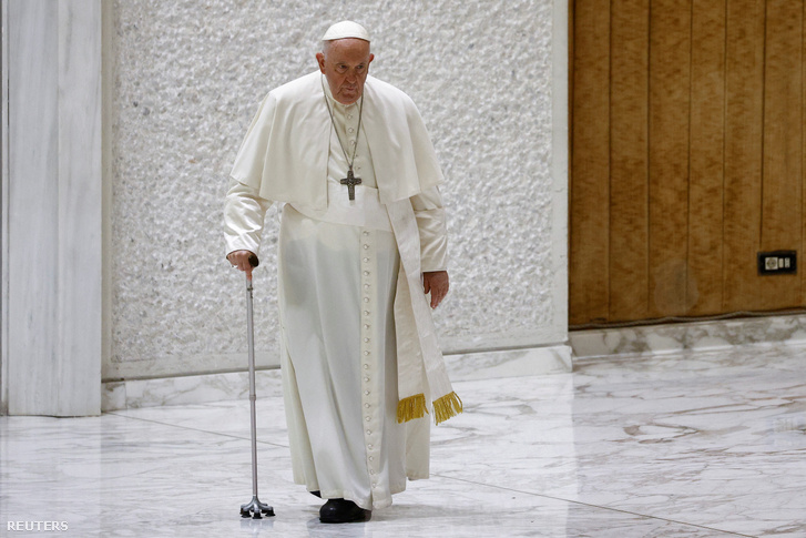 Ferenc pápa 2023. május 20-án a Vatikánban