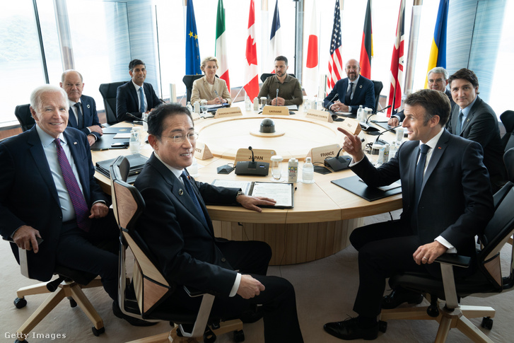 G7-csúcstalálkozó Japánban 2023. május 21-én