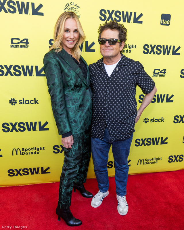 Michael J. Fox és felesége, Tracy Pollan
