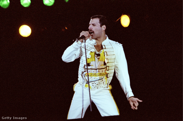 Freddie Mercury, a Queen együttes frontembere a magyarokat is elvarázsolta 1986-ban