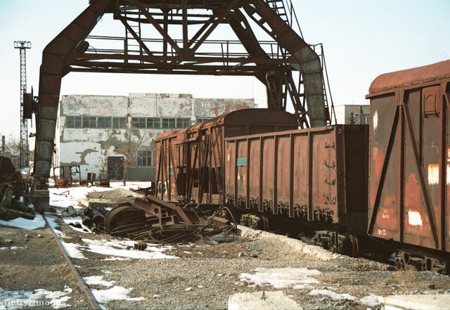 Aralszk elhagyott vasútállomása