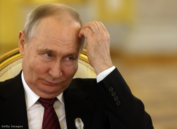 Vlagyimir Putyin 2023. május 25-én Moszkvában
