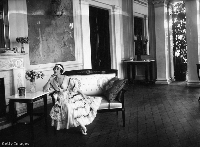 Kseszinszka impozáns palotájában 1916 körül