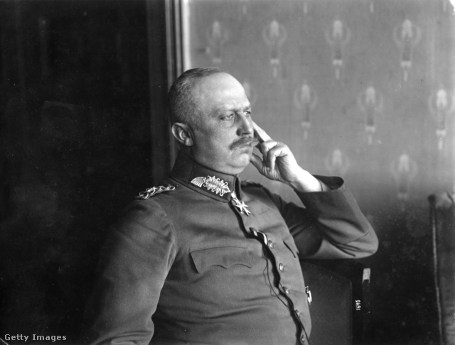 Erich von Ludendorff tábornok, a német szélsőjobb, később a sörpuccs egyik vezetője