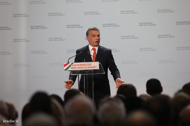 Orbán Viktor a 2013-as Fidesz kongresszuson