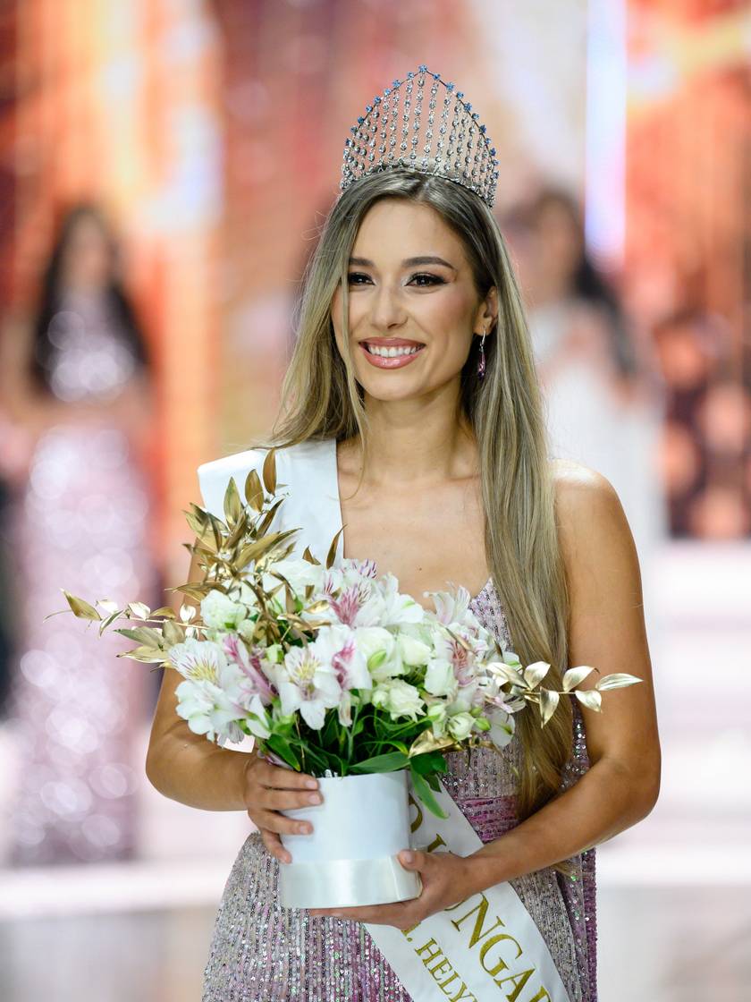 Hacsi Boglárka a Magyarország Szépe - Miss World Hungary verseny döntőjében 2023. június 11-én.