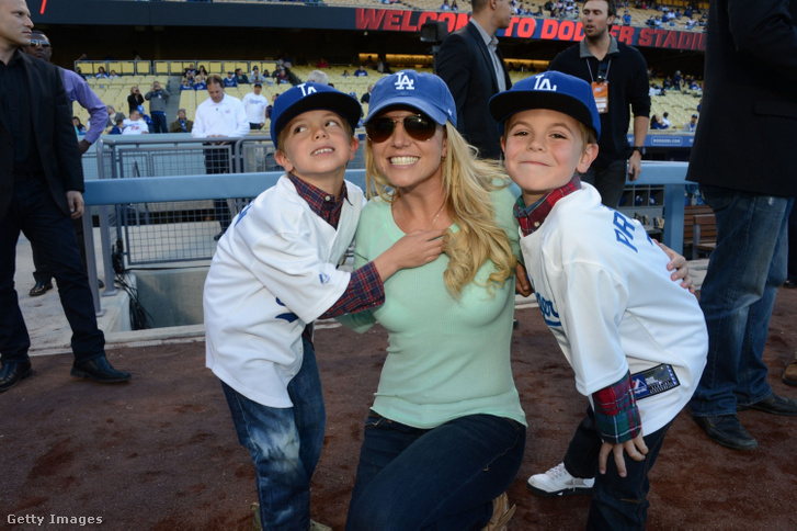 Britney Spears fiaival 2013. április 17-én