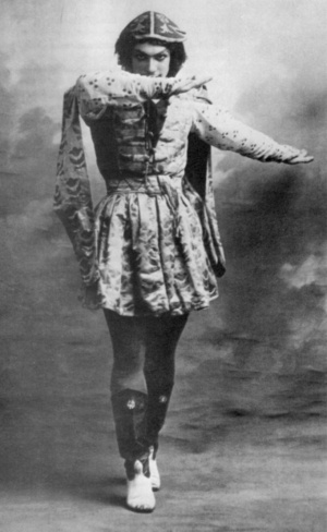 Nyizsinszkij, a világhírű balett-táncos 1909-ben