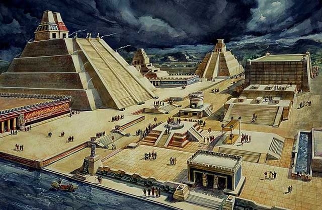 Így nézett ki Tenochtitlan a mexikói festő, Diego Rivera szerint