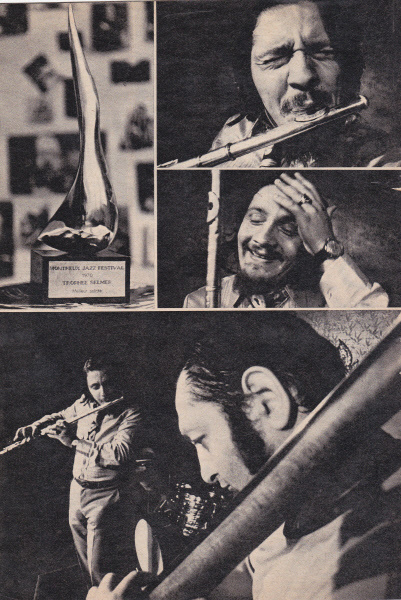Fejes fotóriportja a Pege Quartet 1970-es montreux-i fellépéséről