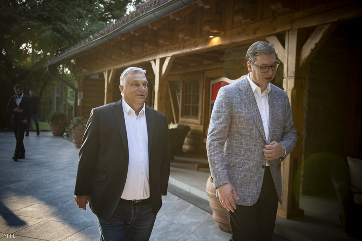 Orbán Viktor és Alekszandar Vucsics 2023. június 19-én