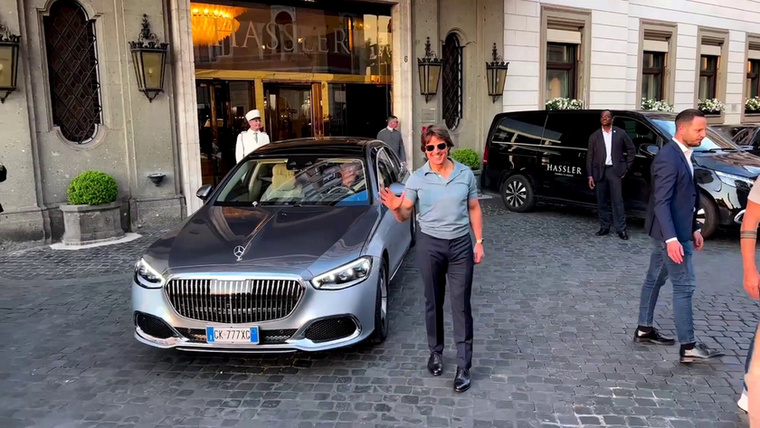 Tom Cruise Rómában járt legújabb Mission Impossible-filmjének bemutatója apropóján