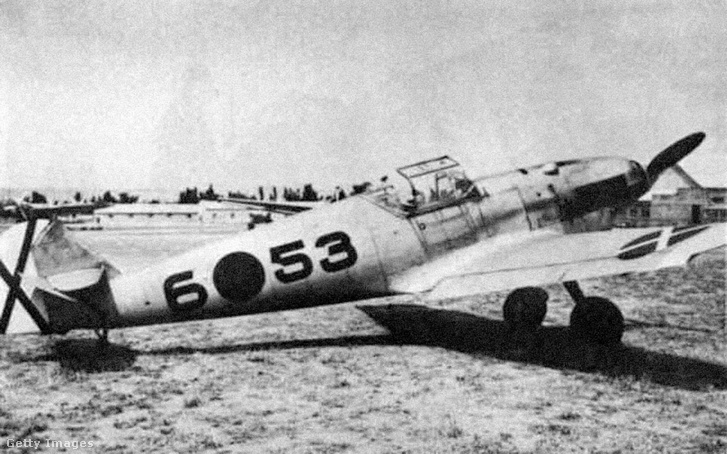 A Bf 109B típusú vadászrepülőgép 1937-ben