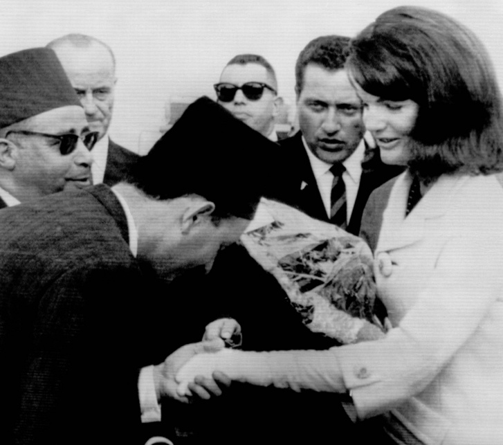 Jackie Kennedy és Hassan király.