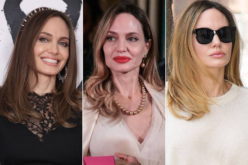 Angelina Jolie már évek óta a barnára esküdött, idén döntött úgy, hogy kiszőkíti tincseit.